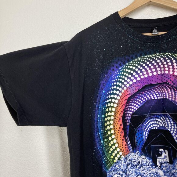Imaginary Foundation Shirt Mens XL Astronaut Rainbow Psychedelic Art USA - Picture 4 of 13